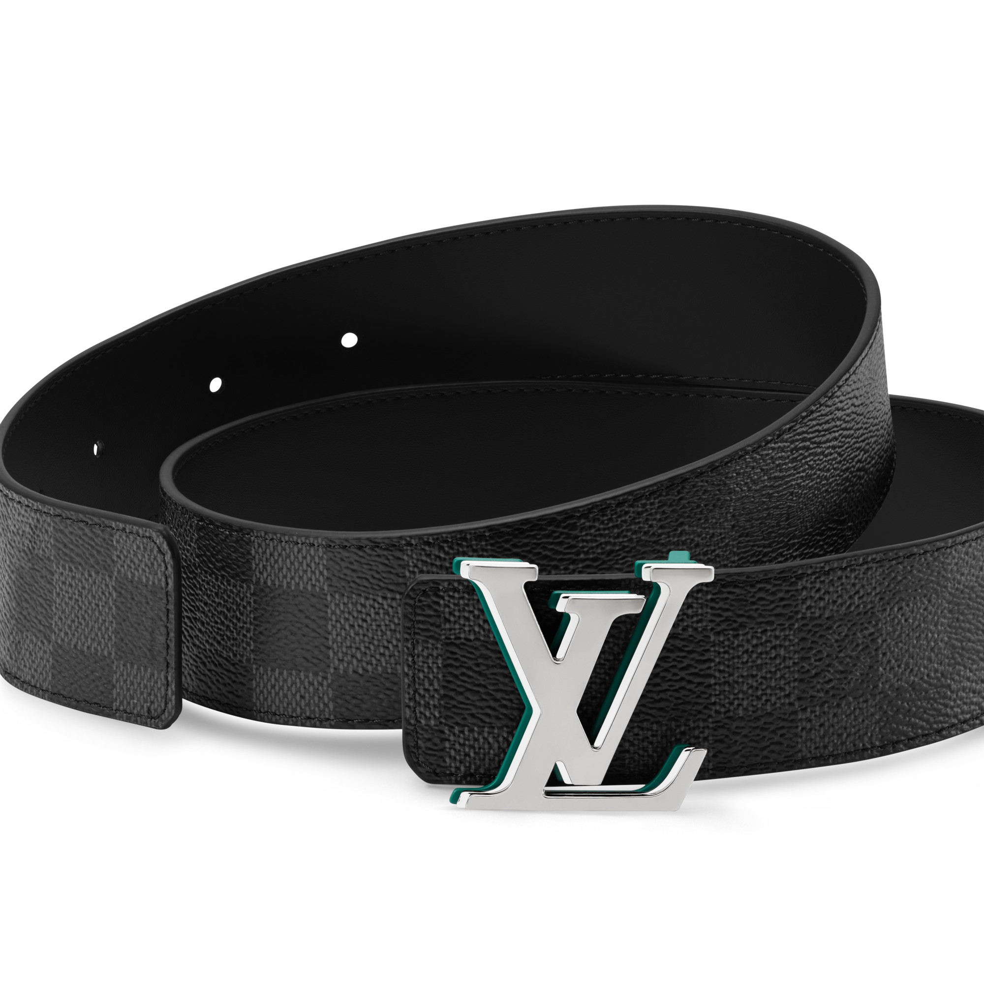 LV Optic Damier Graphite 40mm Reversible Belt - Father's Day Gift